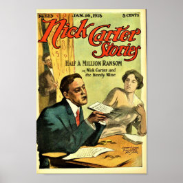 Póster Historias de Nick Carter - Medio millón de rescate