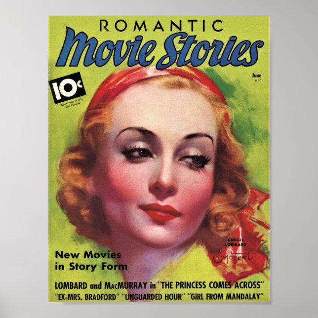 Póster Historias de películas románticas (Frente)