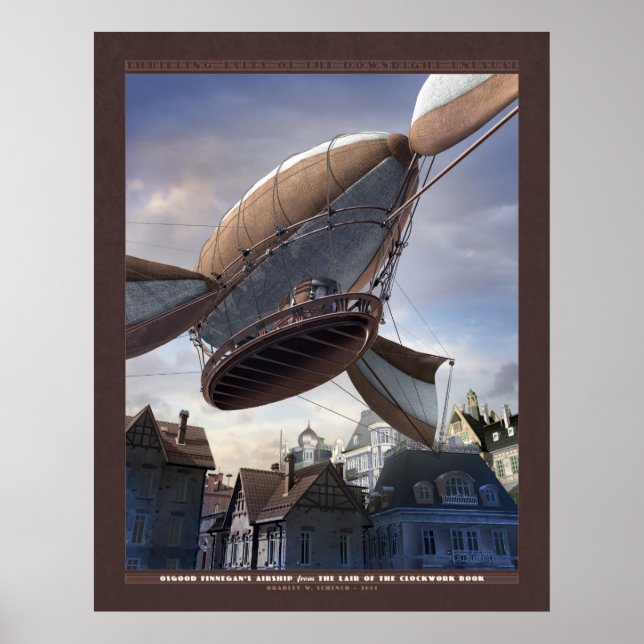 Póster Historias emocionantes: Aeronave de Finnegan (22x2 (Frente)