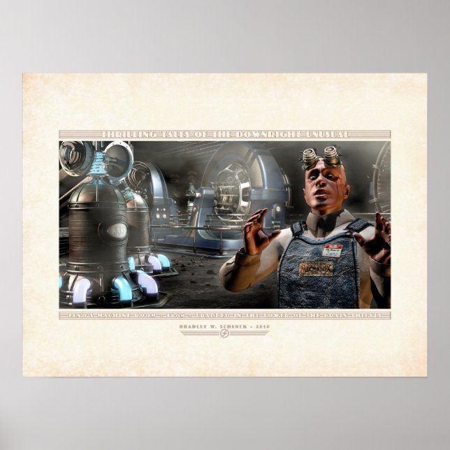 Póster Historias emocionantes: Sala de máquinas de Zeno ( (Frente)