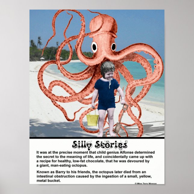 Póster Historias estúpidas: Octopus humano (Frente)