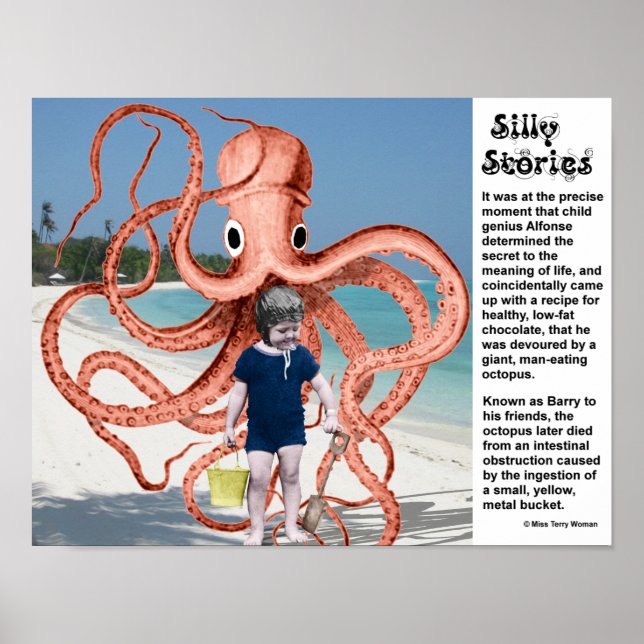 Póster Historias estúpidas: Octopus humano (Frente)