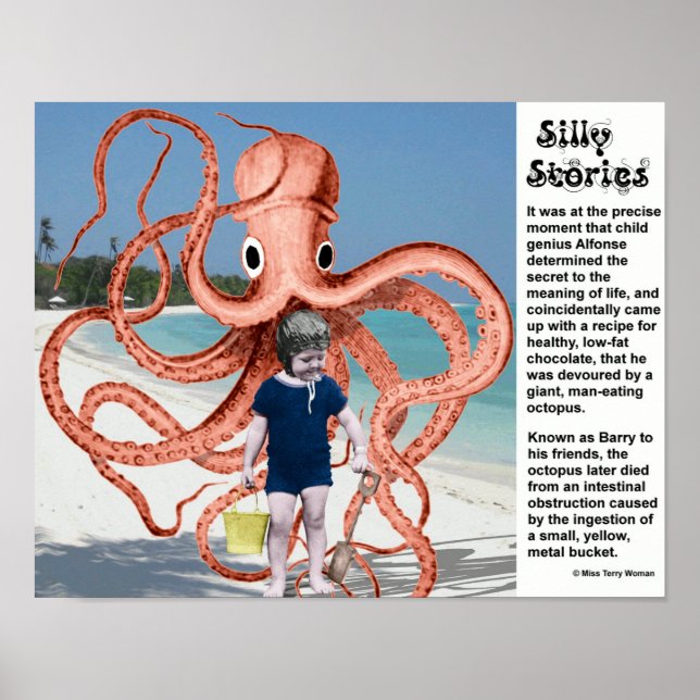 Póster Historias estúpidas: Octopus humano (Frente)