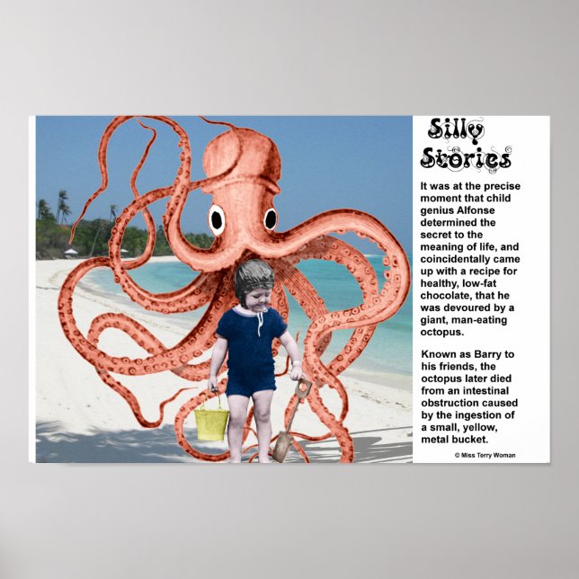 Póster Historias estúpidas: Octopus humano (Frente)