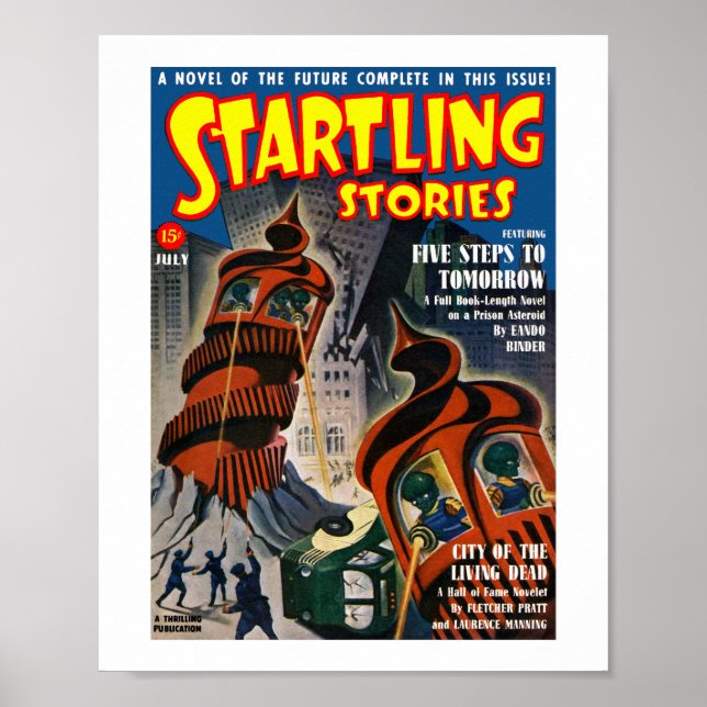 Póster Historias sorprendentes (julio de 1940) (Frente)
