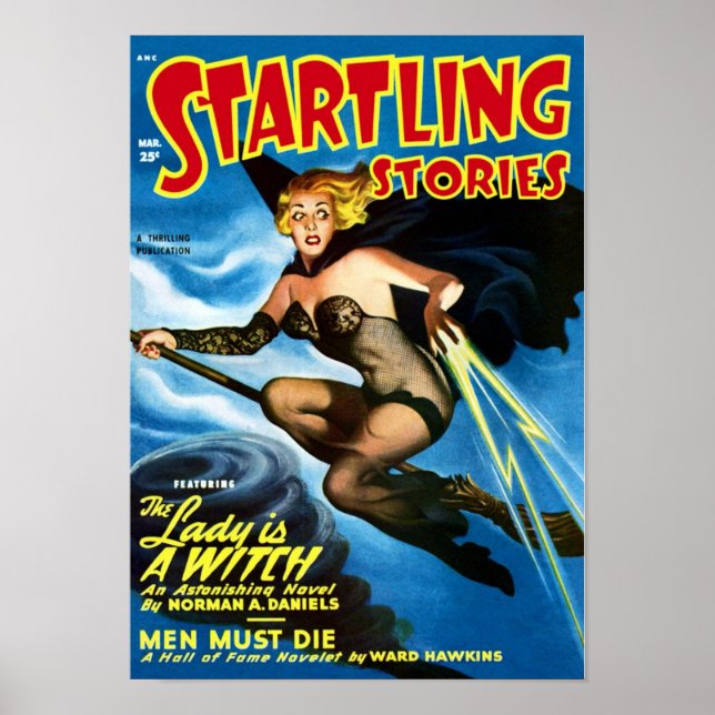 Póster Historias sorprendentes — La dama es una bruja (Frente)