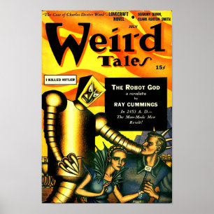 Póster Historias viejas raras Robot Ciencia Ficción