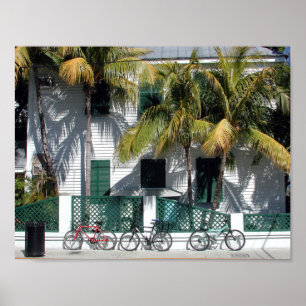 Póster Historic Key West Florida on Canvas poster