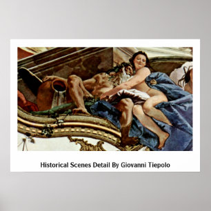 Póster Historical Scenes Detail By Giovanni Tiepolo