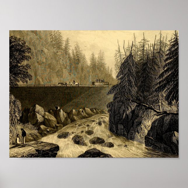 Póster Histórico Canal Erie Bicentenario (Frente)