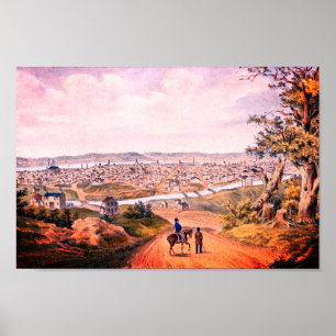 Póster Histórico Cincinnati, Ohio (1841)