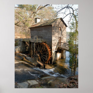 Póster Histórico Grist Mill