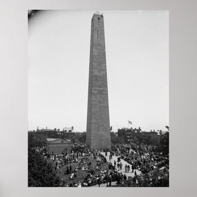 Póster Histórico monumento de Bunker Hill Fotografía (Frente)