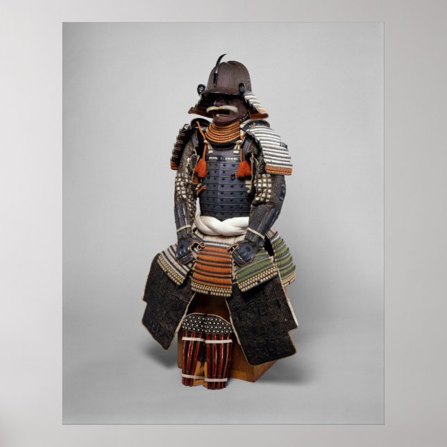 Póster Histórico Samurai Armor Fotografía (Siglo XVIII) (Frente)