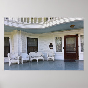 Póster Histórico Seelye Mansion Abilene, Kansas, Porch