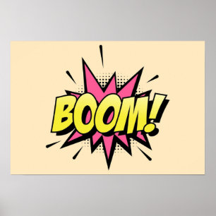 Póster Historieta de Boom