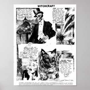 Póster Historieta vintage