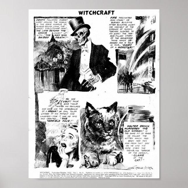 Póster Historieta vintage (Frente)