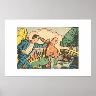 Póster Historietas antiguas de terror   Historietas retro