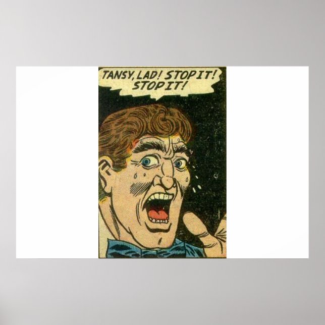 Póster Historietas antiguas de terror | Libro de historie (Frente)