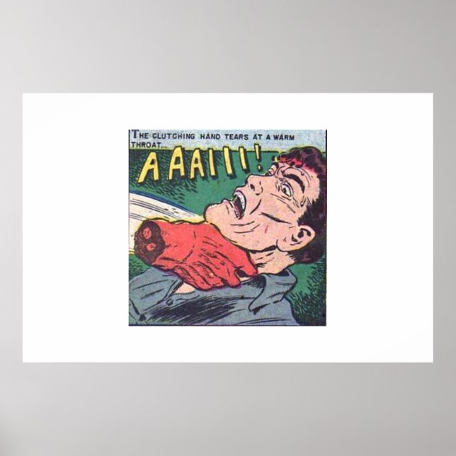 Póster Historietas antiguas de terror para los amantes de (Frente)