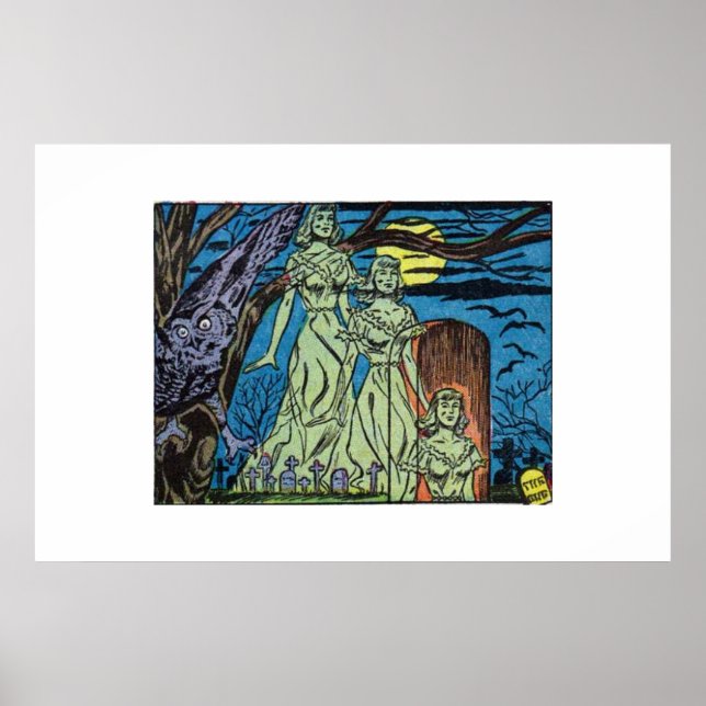 Póster Historietas de la época de oro de los años 1940 (Frente)