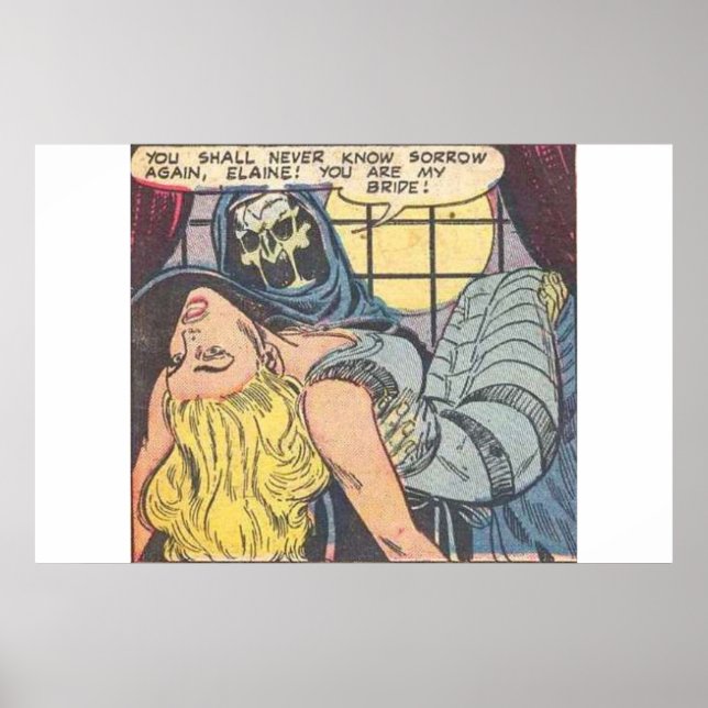 Póster Historietas de terror antiguas | Historietas de ép (Frente)