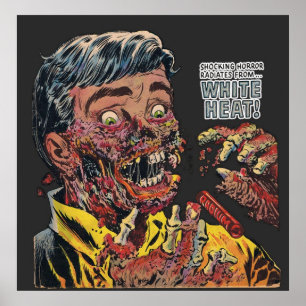 Póster Historietas de terror de Harvey en blanco línea ga