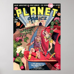 Póster Historietas del planeta