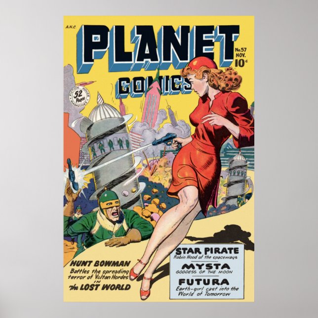 Póster Historietas del planeta (Frente)