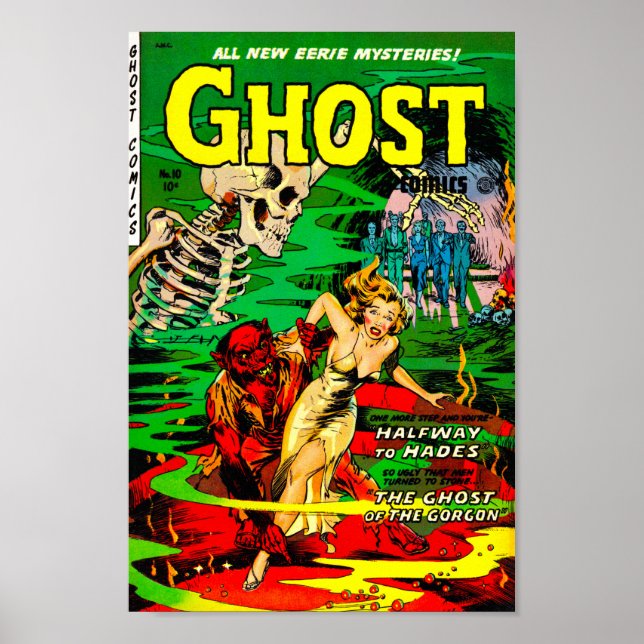 Póster Historietas fantasma - A medio camino de Hades (Frente)