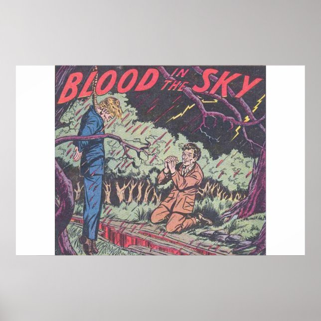 Póster Historietas horrorosas de los años 40 para los ama (Frente)