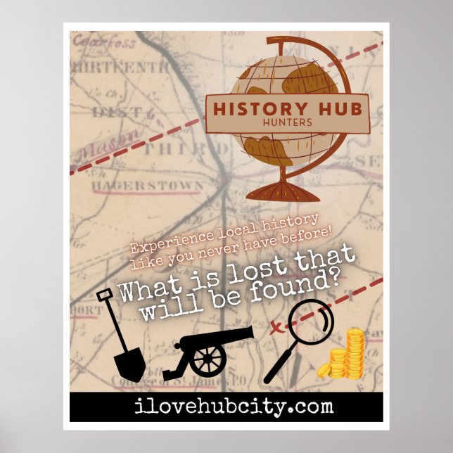 Póster History Hub Hunters - Official Poster Season 1 (Frente)