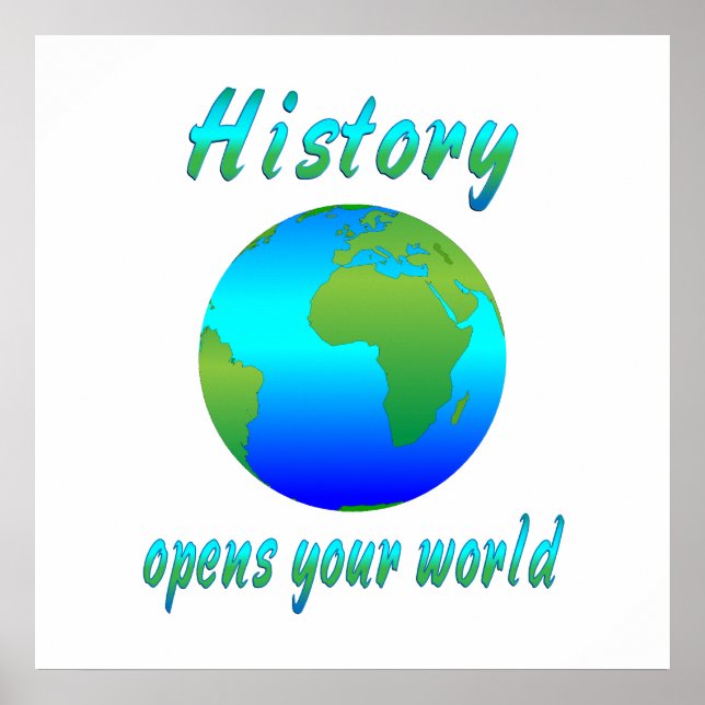 Póster History Opens Worlds (Frente)