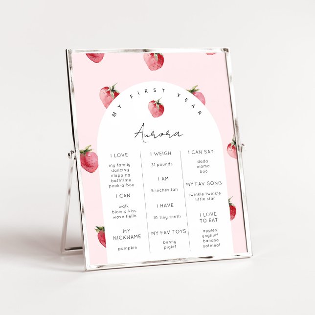 Póster Hito de la primera fiesta de cumpleaños de Berry (Subido por el creador)