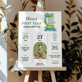 Póster Hito fotográfico de primer año de Storybook