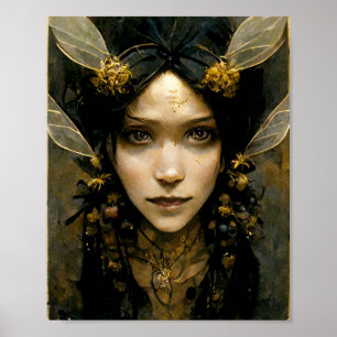 Póster Hive Queen 2 Fantasy Art Poster