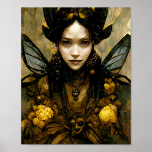 Póster Hive Queen 3 Fantasy Art Poster