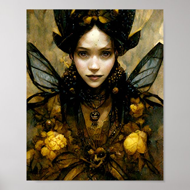 Póster Hive Queen 3 Fantasy Art Poster (Frente)