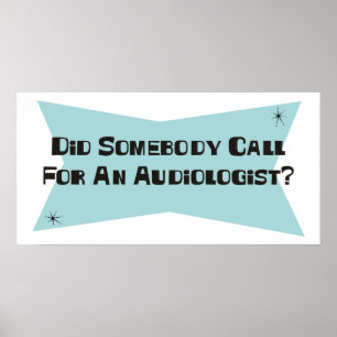Póster Hizo alguien llamada para un audiólogo