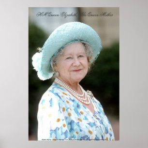 Póster HM reina Elizabeth, la reina madre