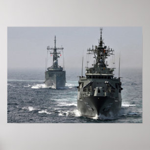 Póster HMAS Sydney HMAS Ballarat