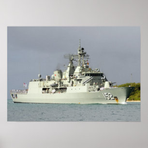 Póster HMAS Warramunga (FFGH 152)