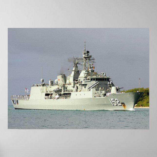 Póster HMAS Warramunga (FFGH 152) (Frente)