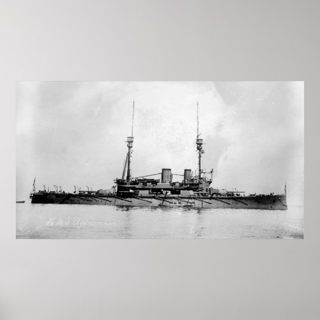 Póster HMS Agamemnon (Frente)