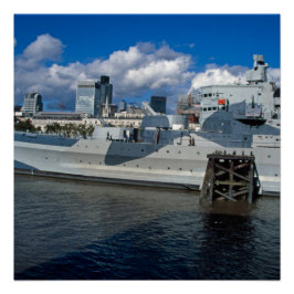 Póster HMS Belfast Londres