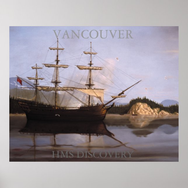 Póster HMS Discovery (Frente)
