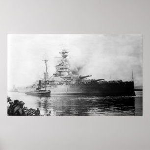 Póster HMS Ramillies