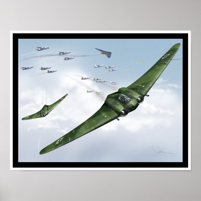 Póster ¡Ho 229 Ataque! (Frente)