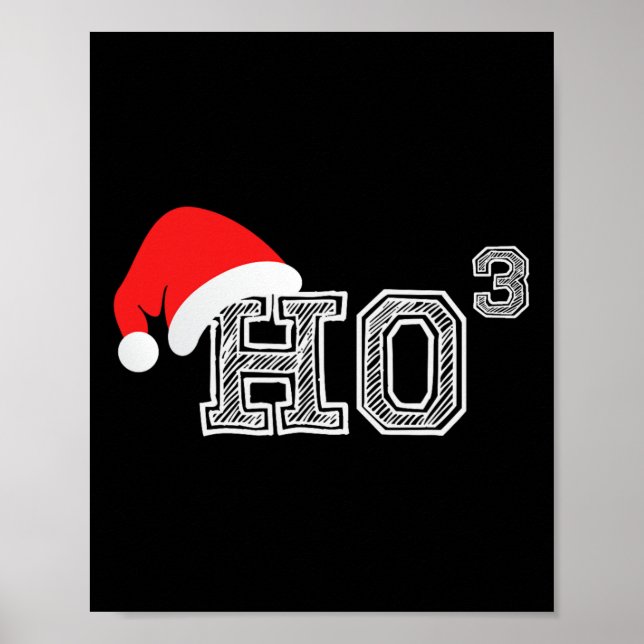 Póster Ho Ho Ho Ho X 3 Tercer Poder - Festividades divert (Frente)